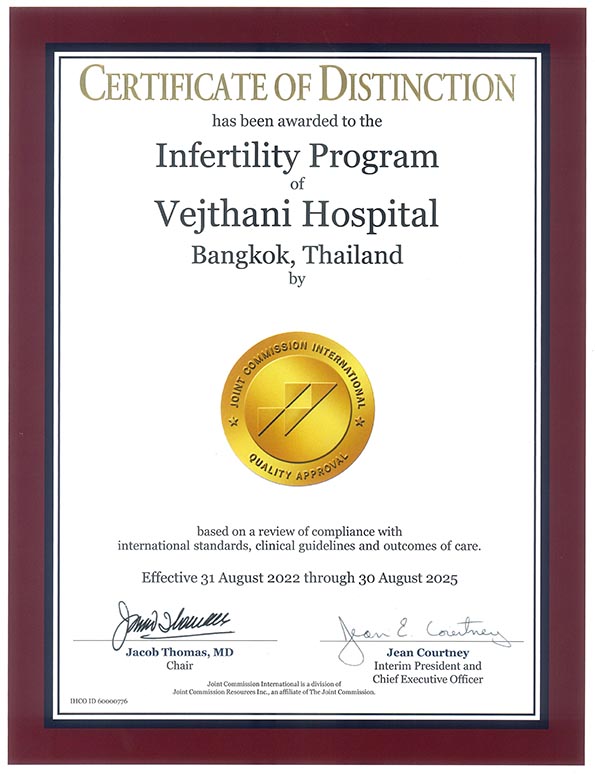 Multi-awarded fertility treatment center in Bangkok, Thailand