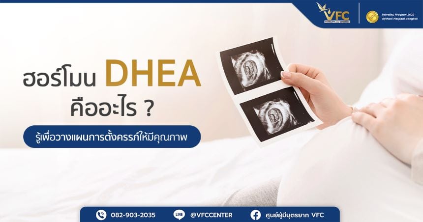 ฮอร์โมน DHEA คือฮอร์โมนสำคัญที่ช่วยเพิ่มโอกาสในการตั้งครรภ์