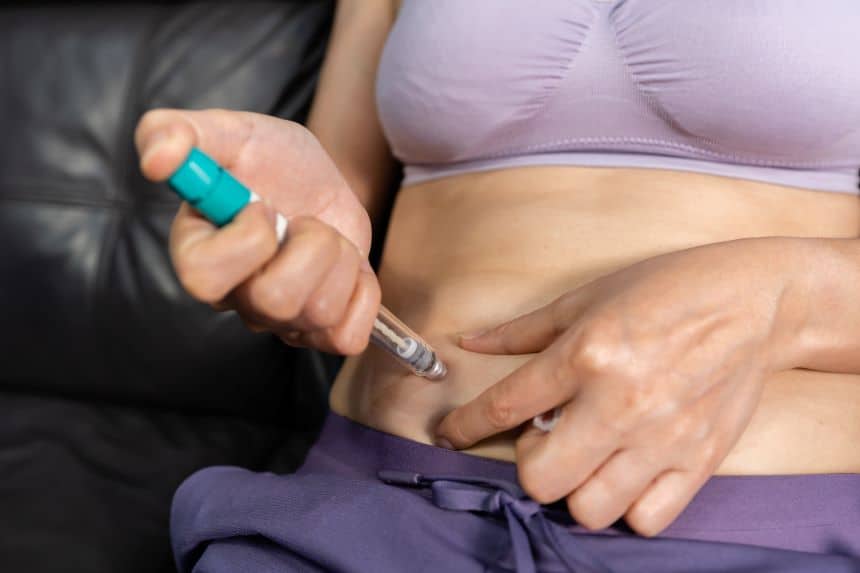 Woman using fertility medication to address no response to egg stimulation