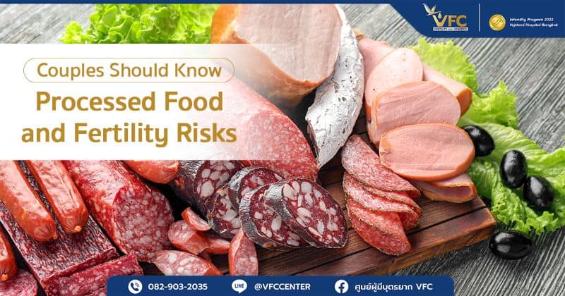 Difficulty getting pregnant linked to processed food.