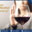 Woman who chooses to stop drinking alcohol to prepare for pregnancy with IVF