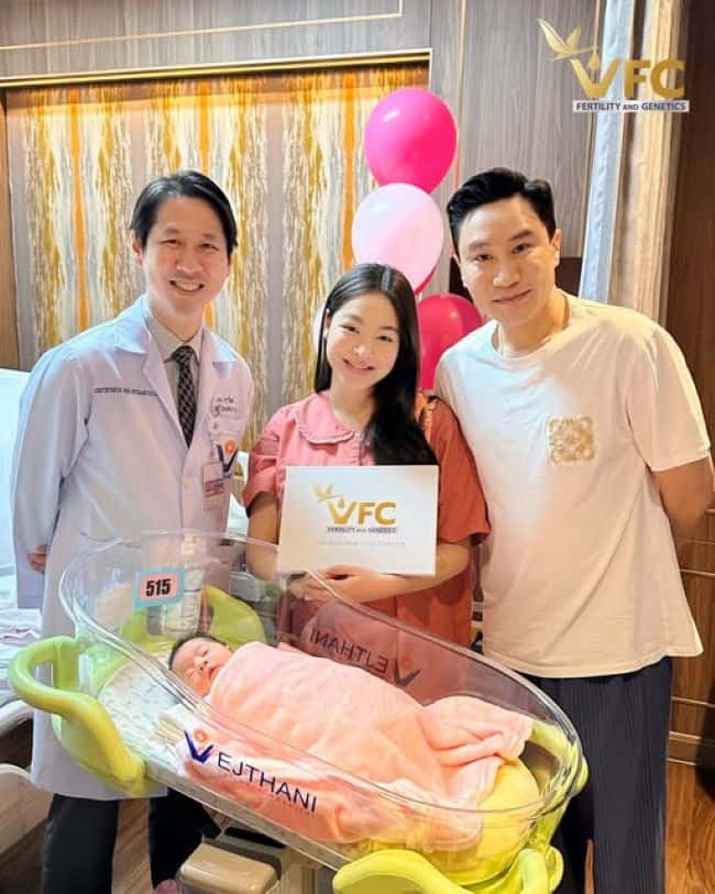 คุณพราวฟ้า ประสบความสำเร็จในการตั้งครรภ์หลังย้ายตัวอ่อน