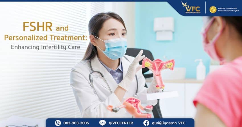 A woman consulting with a doctor about personalized fertility treatment