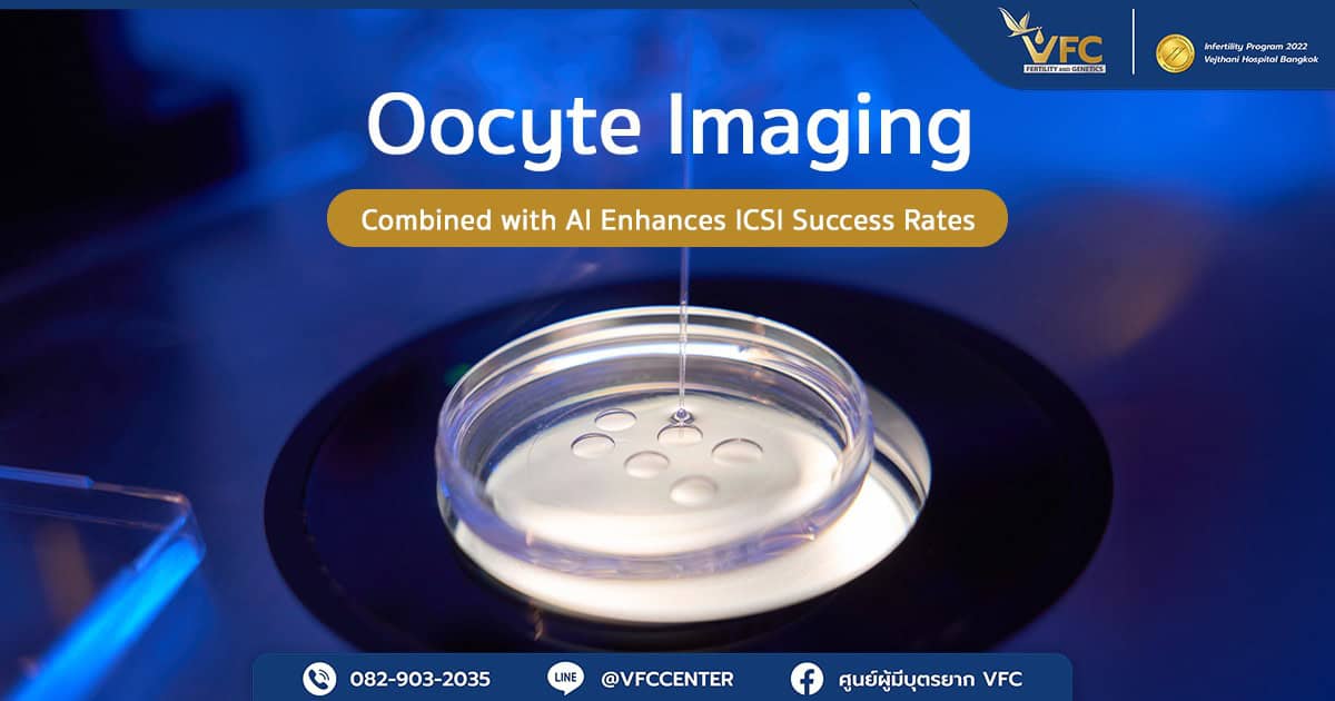 Oocyte Imaging with AI is used in the analysis of egg quality under microscope before the ICSI procedure.