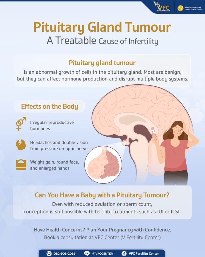 Effects of pituitary gland tumour on pregnancy