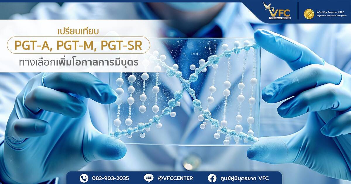 การตรวจโครโมโซมและคัดกรองตัวอ่อนด้วยวิธี PGT