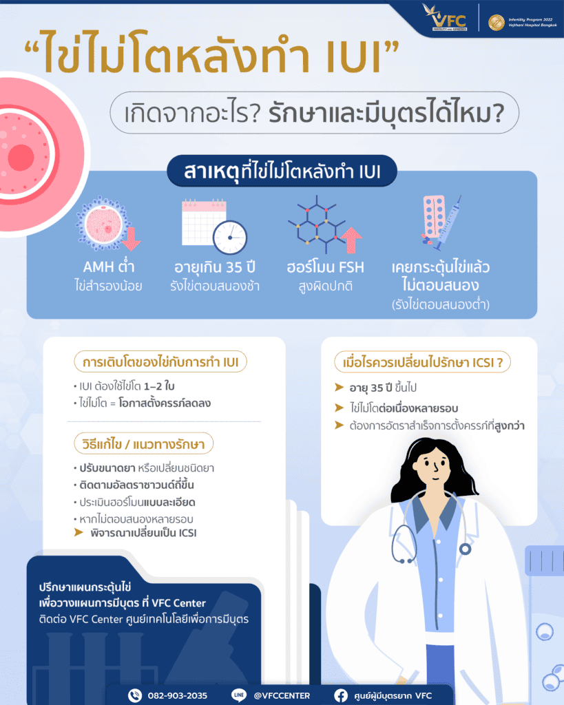 ไข่ไม่โตหลังทำ IUI ไม่ใช่ปัญหา เพราะ ICSI ช่วยเพิ่มโอกาสมีบุตรได้