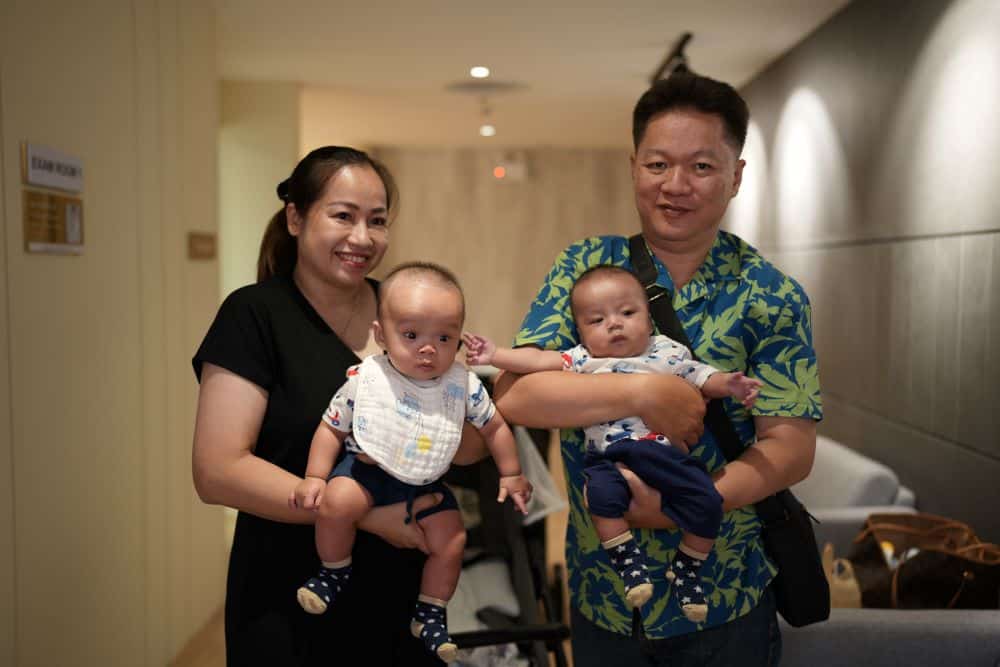 Ms. Aui and Mr. Nop successfully conceived twins through ICSI program at VFC Center